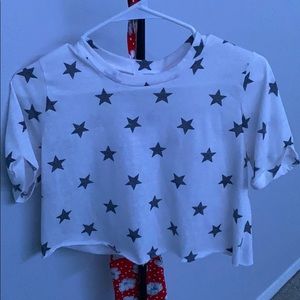 Stars crop top
